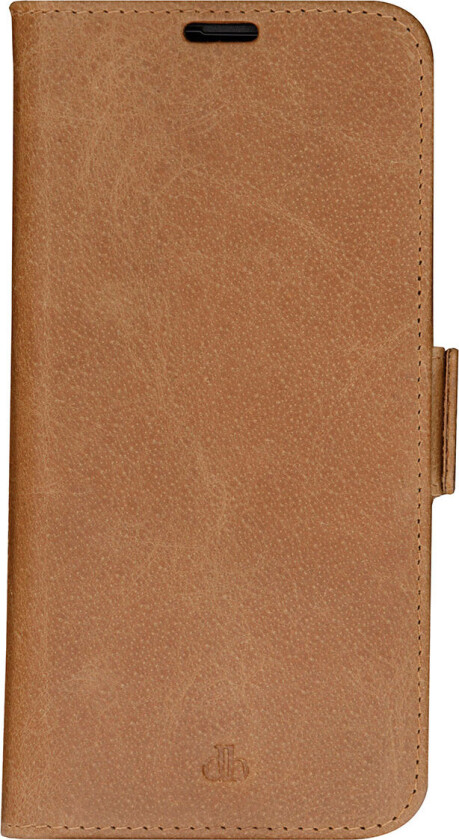 iPhone 14 Pro Max dbramante1928 Copenhagen Skinn Magnet Flip-Deksel - Tan