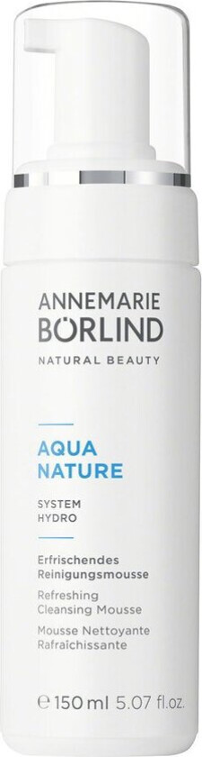 Annemarie Börlind Aquanature  Refreshing Cleansing Mousse, 150 ml Annemarie Börlind Ansiktsrengjøring