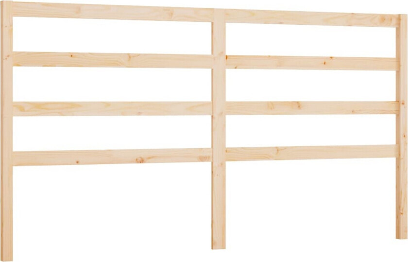 Sengegavl 206x4x100 cm heltre furu