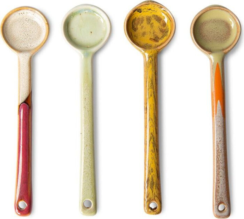 70's keramisk skje M 4-pk Scorpius