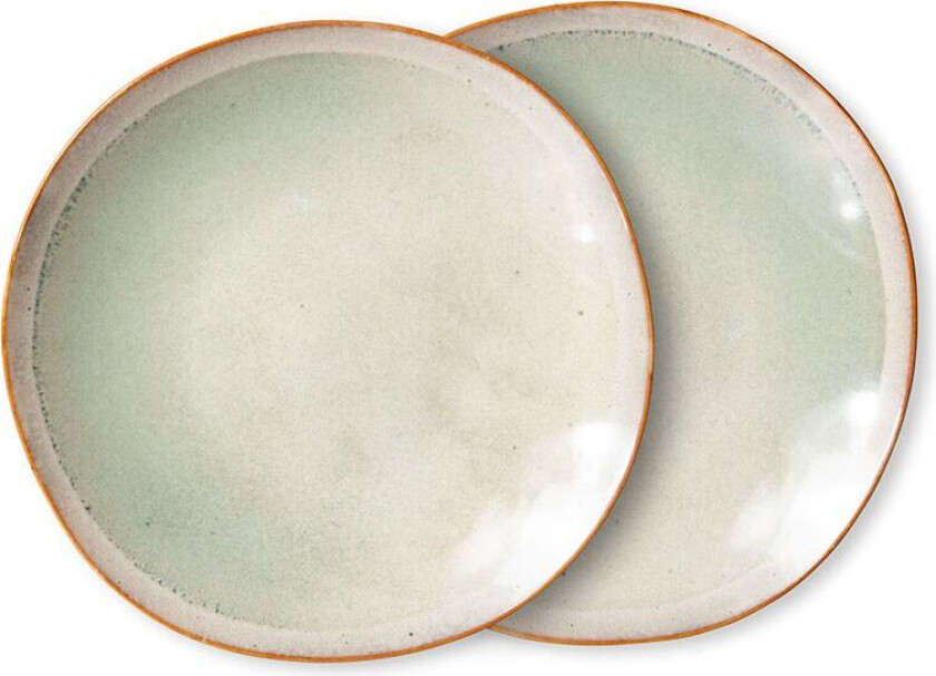 70's tallerken 22 cm 2-pk Mist