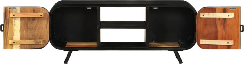 TV-benk 110x30x45 cm gjennvunnet heltre