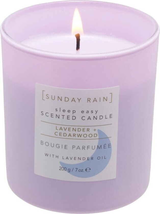Sleep Easy Scented Candle Lavender & Cedarwood 200g