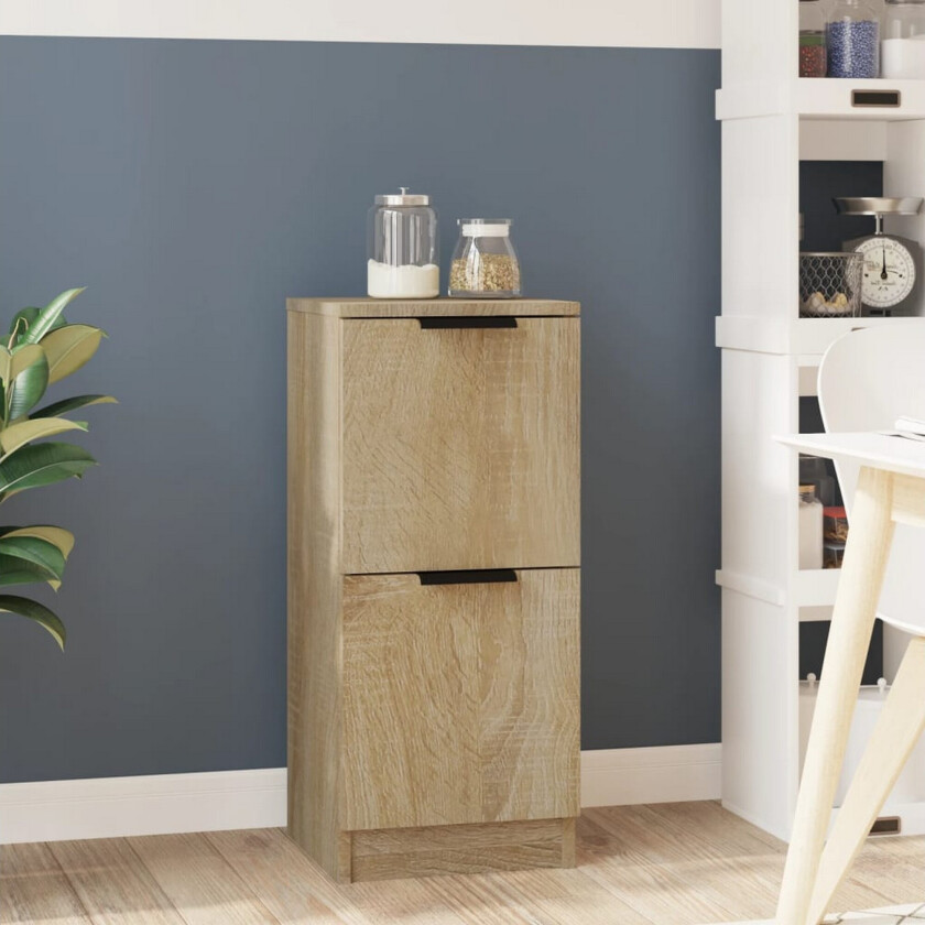 Skjenk sonoma eik 30x30x70 cm konstruert tre