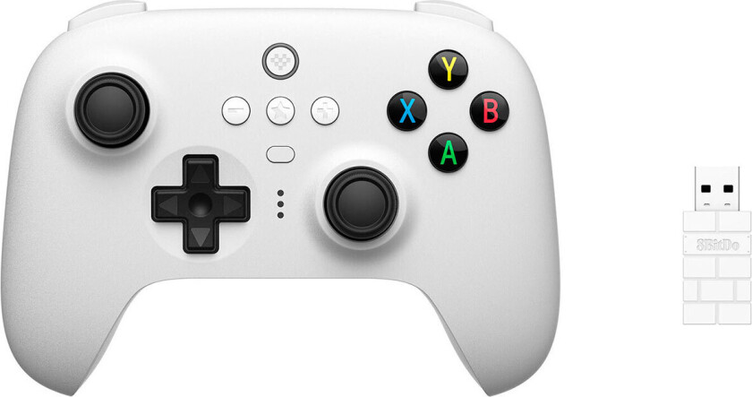 Ultimate 2.4G Wireless Controller w/ Charging Dock - White - Android