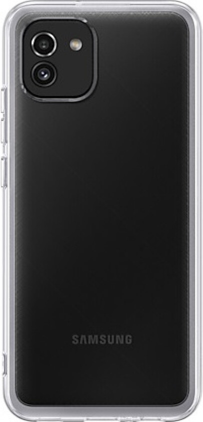 Galaxy A03 Soft Clear Cover - Transparent