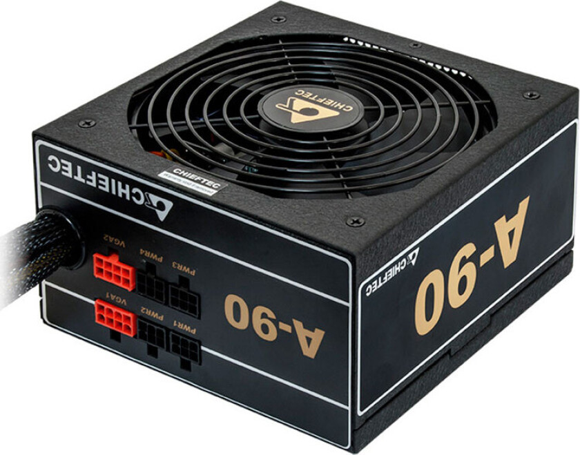 A-90 Series GDP-550C Strømforsyning (PSU) - 550 Watt - 140 mm - 80 Plus Gold sertifisert