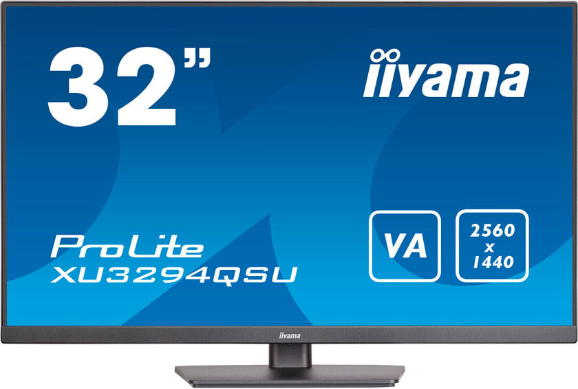 31.5" iiyama ProLite XU3294QSU-B1 - LED monitor - 31.5" - 4 ms - Skjerm