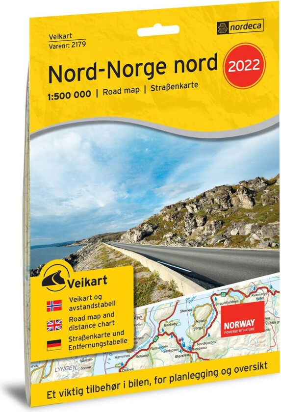 Veikart Nord-Norge Nord