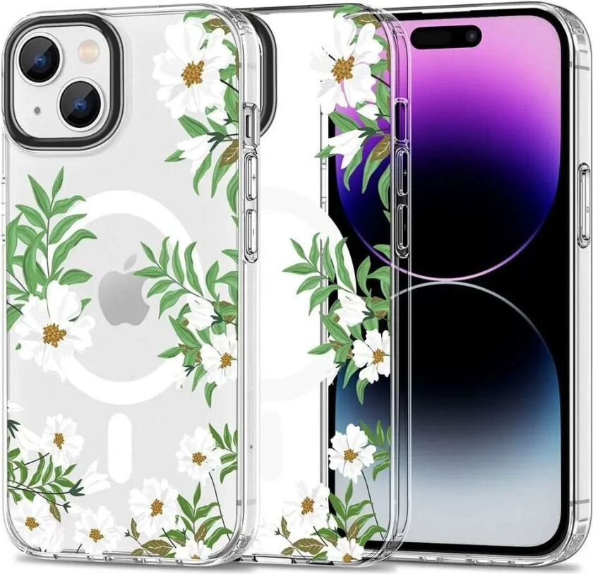 Tech-Protect iPhone 15 Tech-Protect MagMood Deksel - MagSafe Kompatibel - Spring Daisy