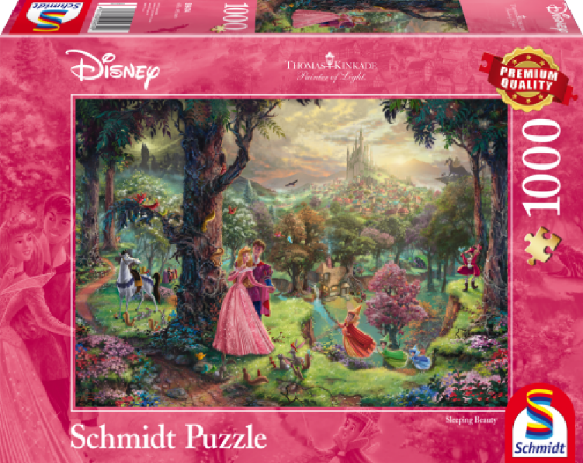 Disney - Sleeping Beauty by Thomas Kinkade 1000 Piece Schmidt Puzzle