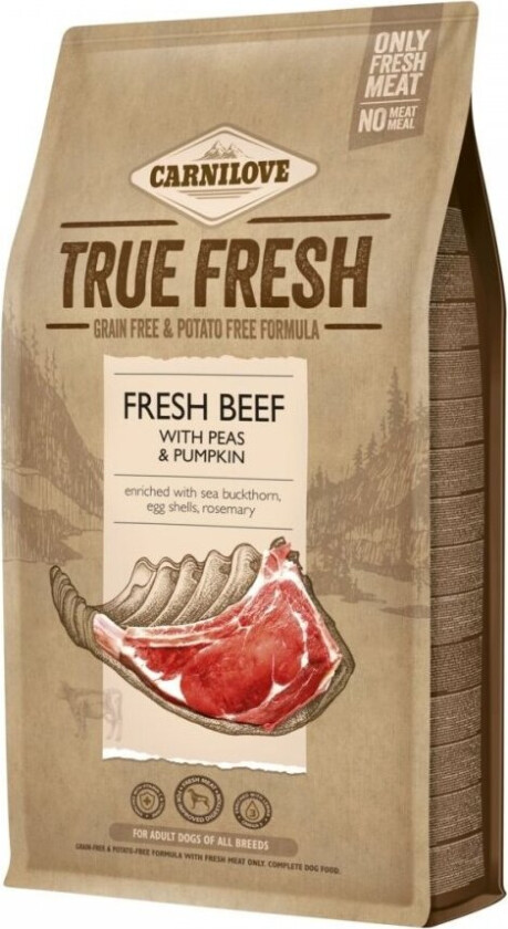 Carnilove Dog Adult True Fresh Beef (4 kg)