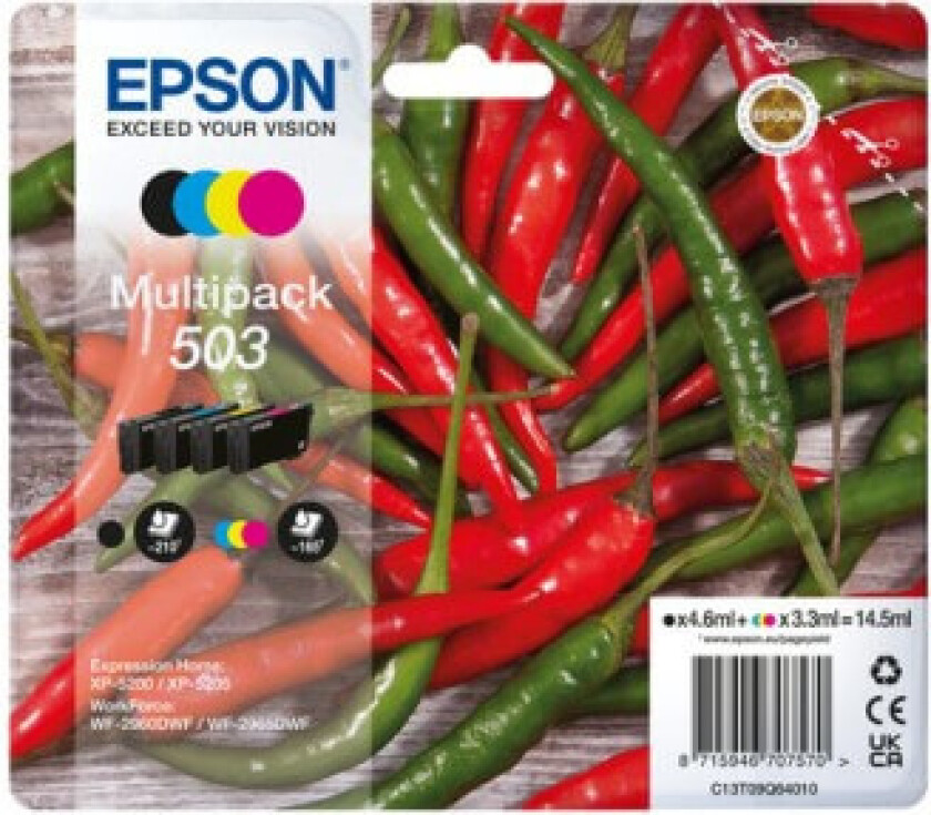 Ink Multipack 503 (bk/c/m/y)