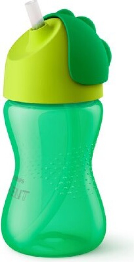 Avent Flaske med Sugerør, 300ml, Grønn