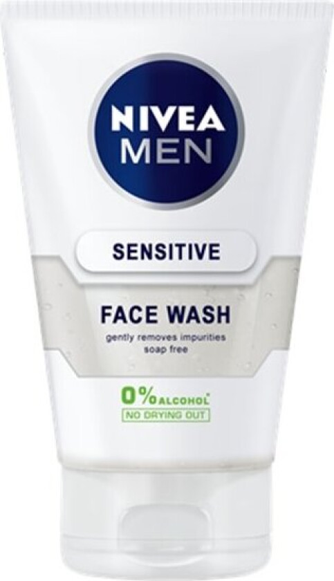 Nivea MEN Sensitive, 100 ml Nivea Ansiktsrengjøring