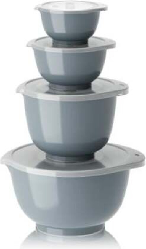 - NEW Margrethe bowls, Set of 4 + lids - Dusty Blue