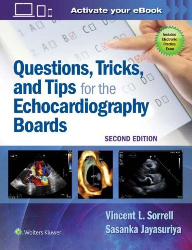 Questions, Tricks, and Tips for the Echocardiography Boards av Dr. Vincent L. MD FACC FACP FASE Sorrell, Jay