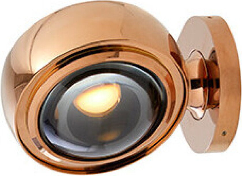 - Optic Vegglampe Glossy Rose Gold