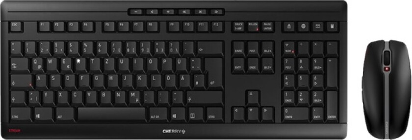Cherry Stream Desktop Nordisk Tastatur- Og Mussett