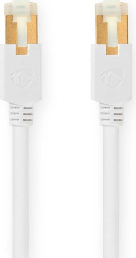 Bilde av CAT6 Nettverkskabel | RJ45 Han | RJ45 Han | S/FTP | 2.00 m | Rund | LSZH / PVC | Hvit | Vindus boks