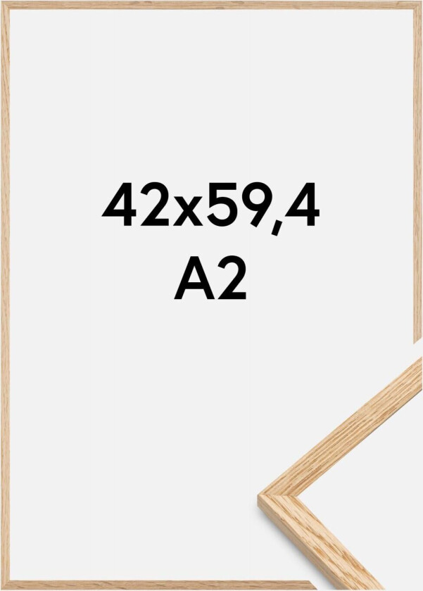 Ramme Tynn Eik Akrylglass 42x59,4 Cm (A2)