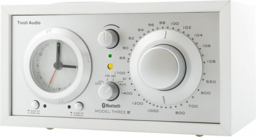 Model Three BT - AM/FM - Hvit