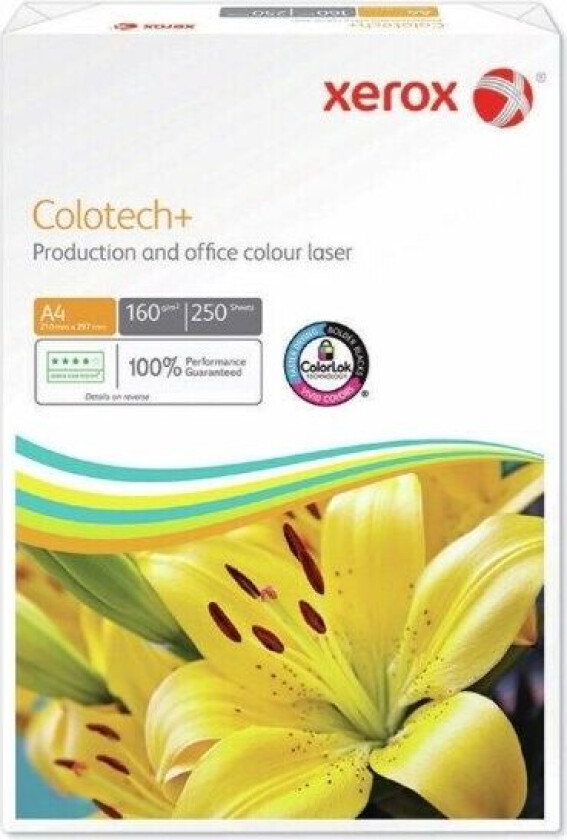 Kopipapir ® Colotech+ FSC 160g A4 hvid - (250 ark)