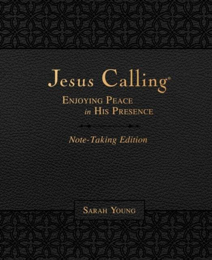 Jesus Calling Note-Taking Edition, Leathersoft, Black, with Full Scriptures av Sarah Young