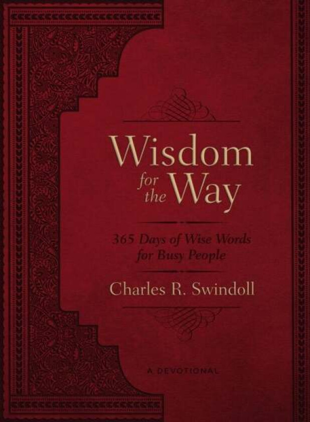 Wisdom for the Way, Large Text Leathersoft av Charles R. Swindoll