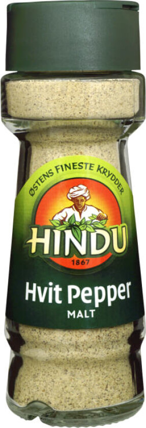 Pepper Hvit Malt 50g glass