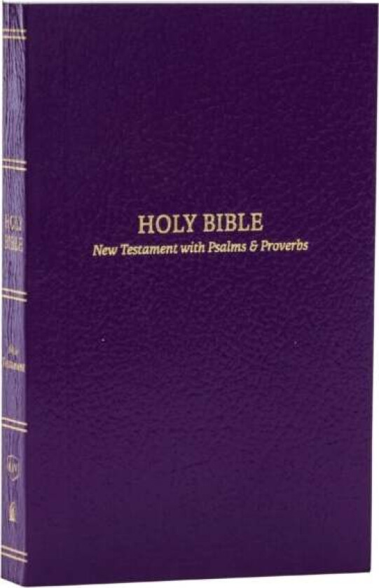 KJV, Pocket New Testament with Psalms and   Proverbs, Purple Softcover, Red Letter, Comfort Print av Thomas Nelson