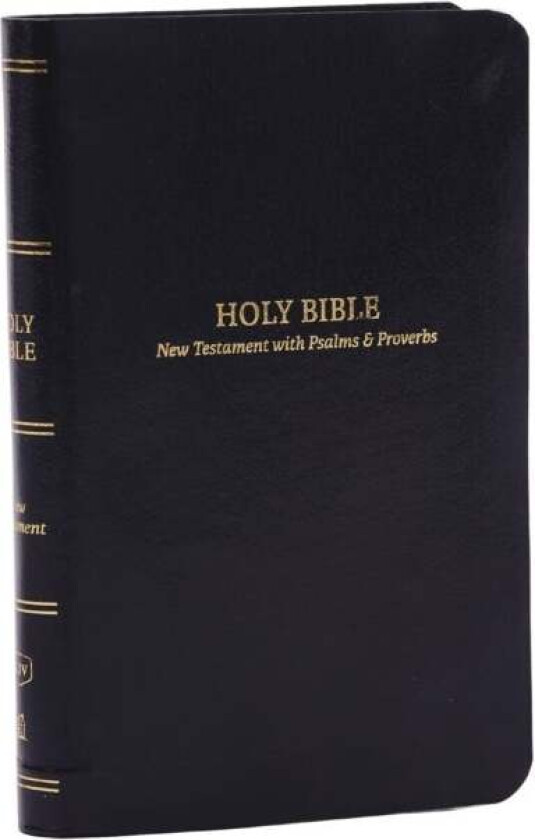 KJV, Pocket New Testament with Psalms and   Proverbs, Black Leatherflex, Red Letter, Comfort Print av Thomas Nelson