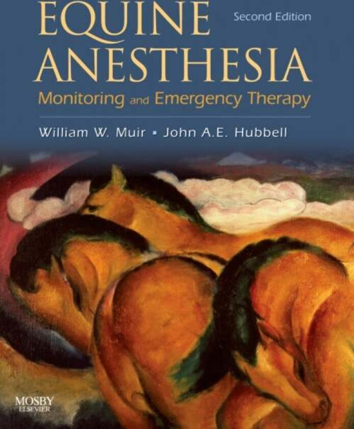 Equine Anesthesia av William W. DVM MSc PhD DACVA DACVECC (Regional Director American Academy of Pain Management Veterinary Clinical Pharmacology Cons