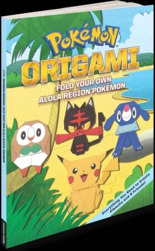 Pokemon Origami: Fold Your Own Alola Region Pokemon av The Pokemon Company International