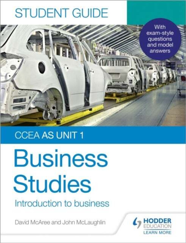 CCEA AS Unit 1 Business Studies Student Guide 1: Introduction to Business av John McLaughlin, David McAree