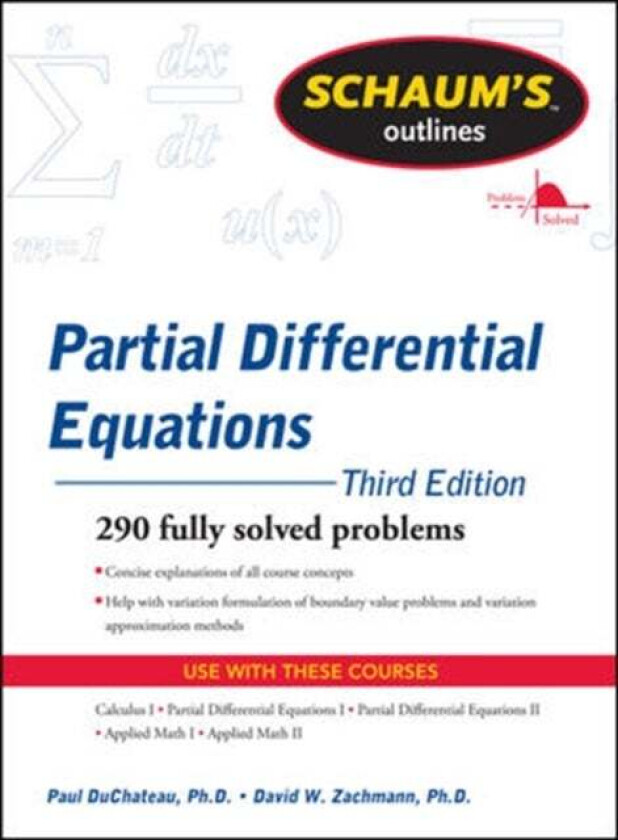 Schaum's Outline of Partial Differential Equations av Paul DuChateau, D. Zachmann