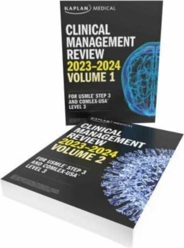 Clinical Management Complete 2-Book Subject Review 2023-2024 av Kaplan Medical