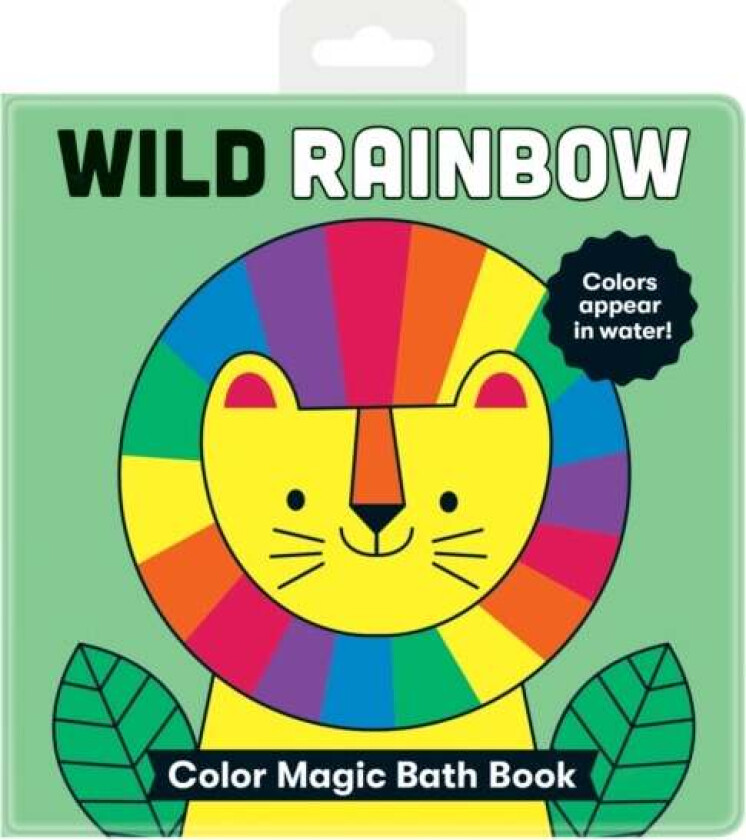 Wild Rainbow Color Magic Bath Book av Mudpuppy