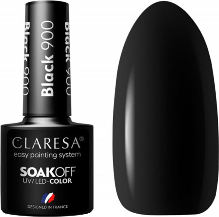 Nail Polish Hybrid Soak Off Black900 5ml