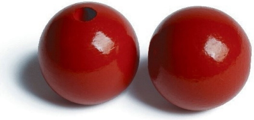 Bilde av Träpärlor 35mm 20st, Röd