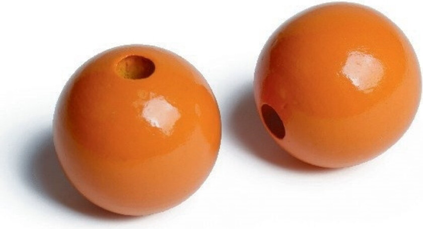 Bilde av Träpärlor 35mm 20st, Orange