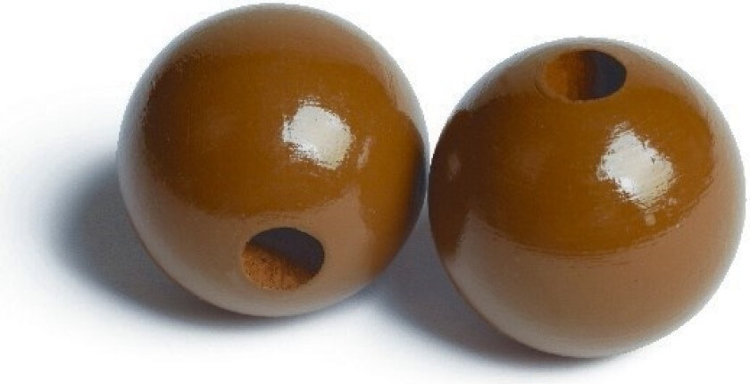 Bilde av Träpärlor 35mm 20st, Brun