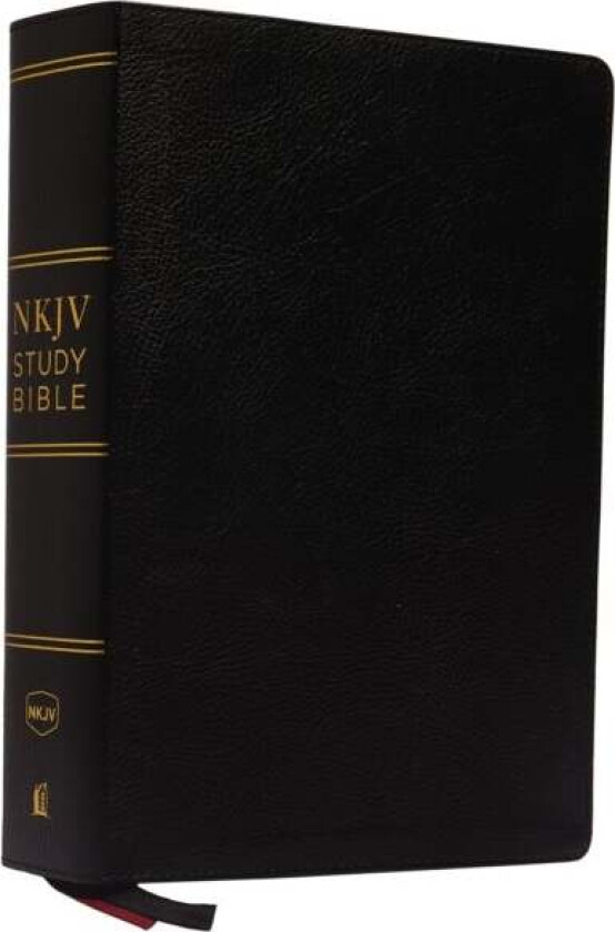 NKJV Study Bible, Premium Bonded Leather, Black, Comfort Print av Thomas Nelson