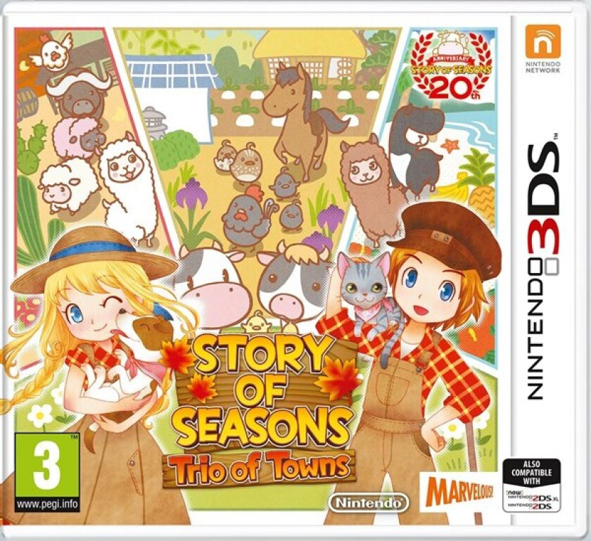 Story of Seasons: Trio of Towns - Nintendo 3DS - RPG