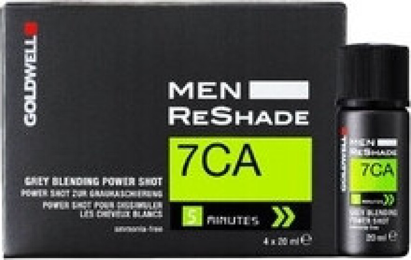 Men ReShade Grey Blending Power Shot, Grå, 6CA, Menn, 4 stykker, 80 ml, Alle hårtyper
