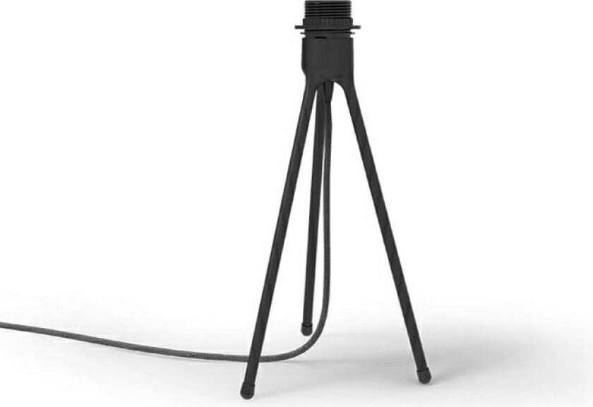 Tripod lampestativ bord sort