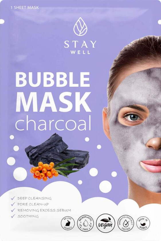 Deep Cleansing Bubble Mask Charcoal 1pcs