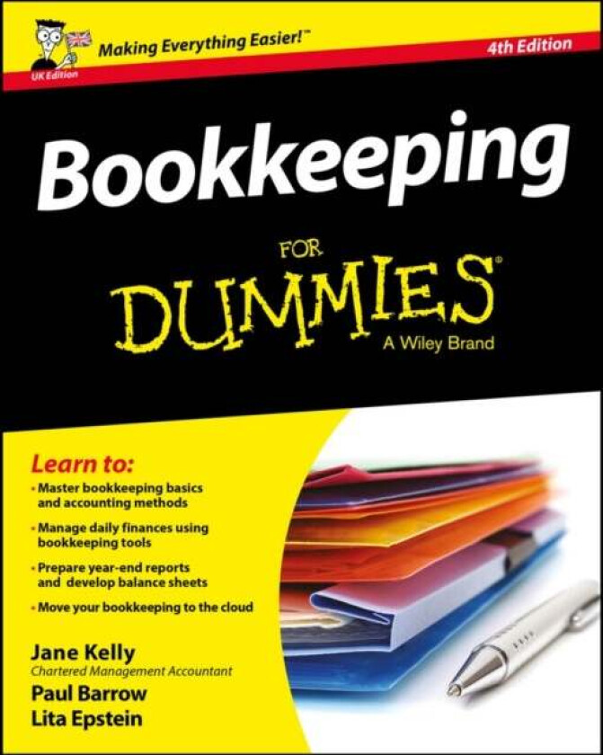 Bookkeeping For Dummies av Jane E. Kelly, Paul Barrow, Lita (University of Phoenix) Epstein