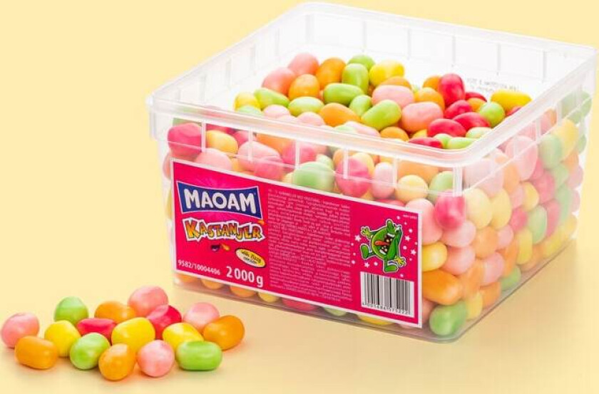 Bilde av Maoam Kastanjer Fruktsmak Smågodt 2 kg
