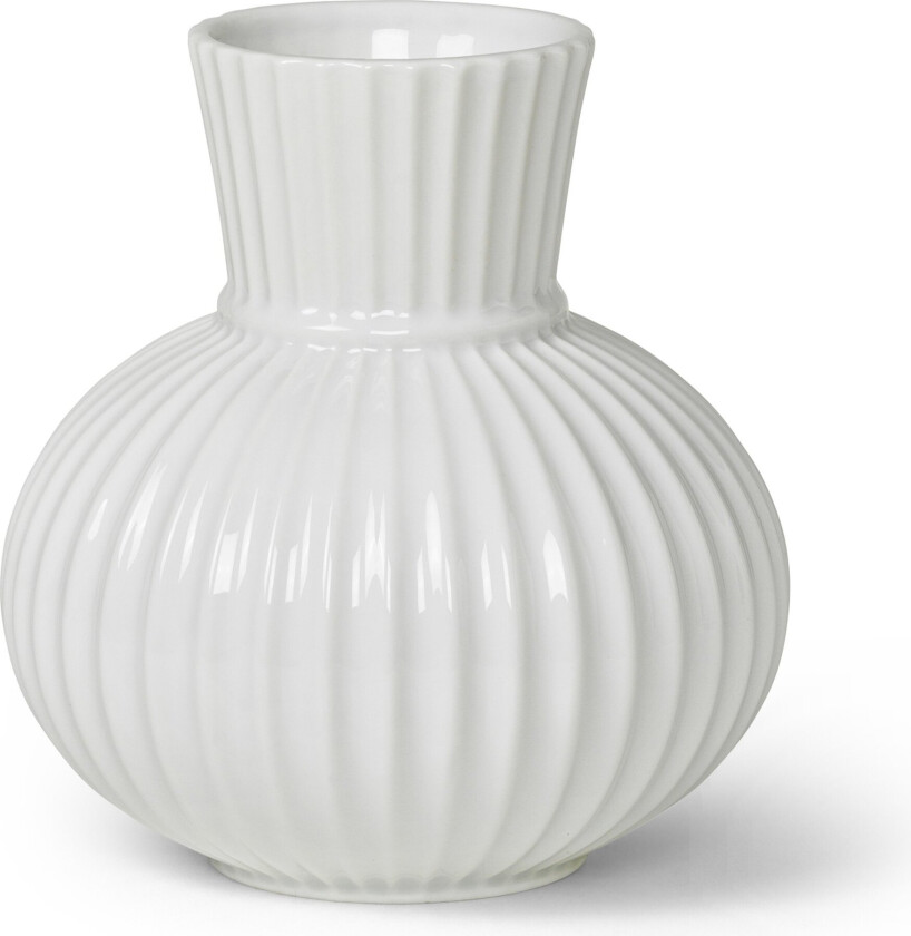 Lyngby Tura vase hvit 14,5 cm